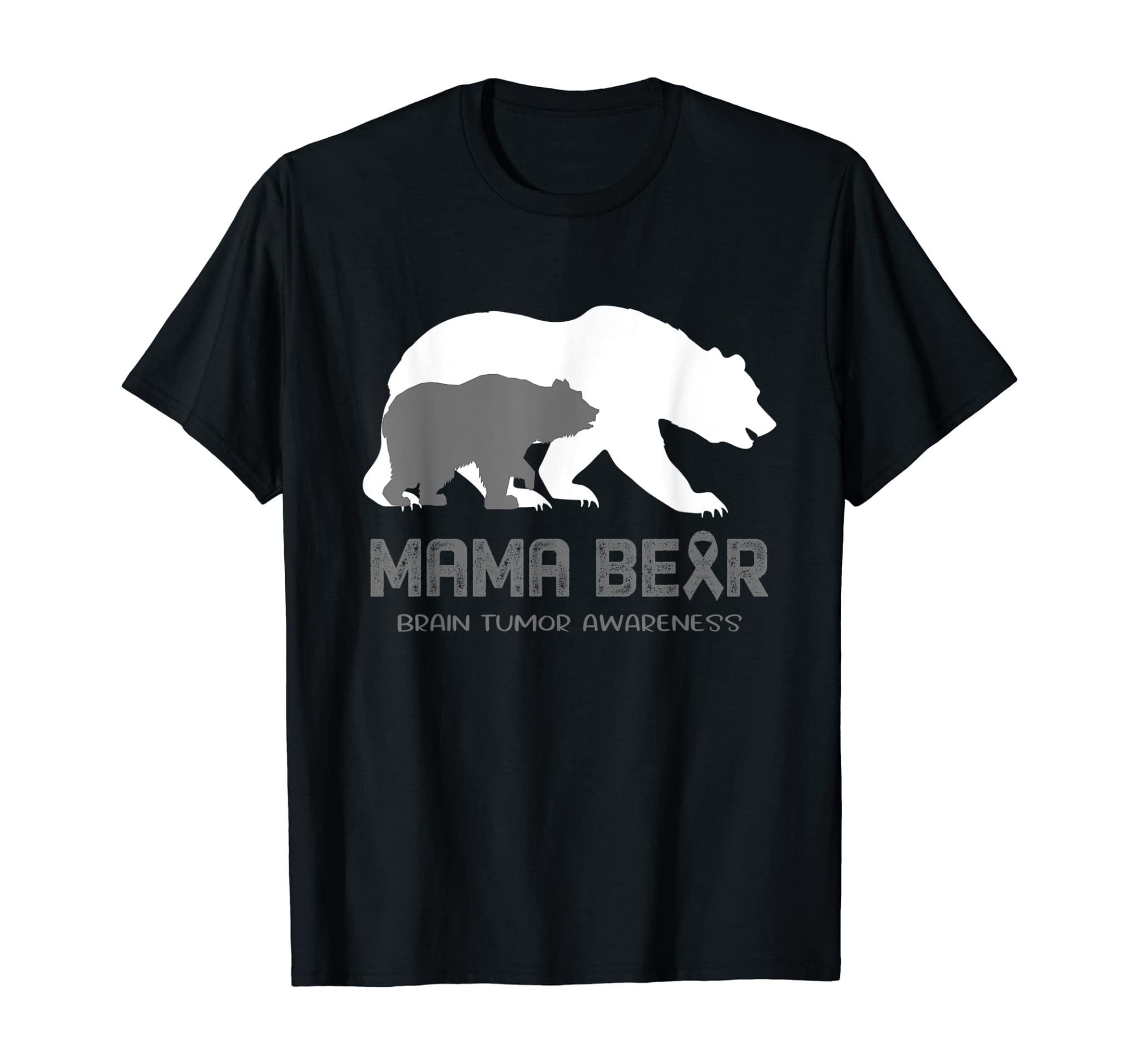 Mama Bear Brain Tumor Awareness Shirt For Women Men