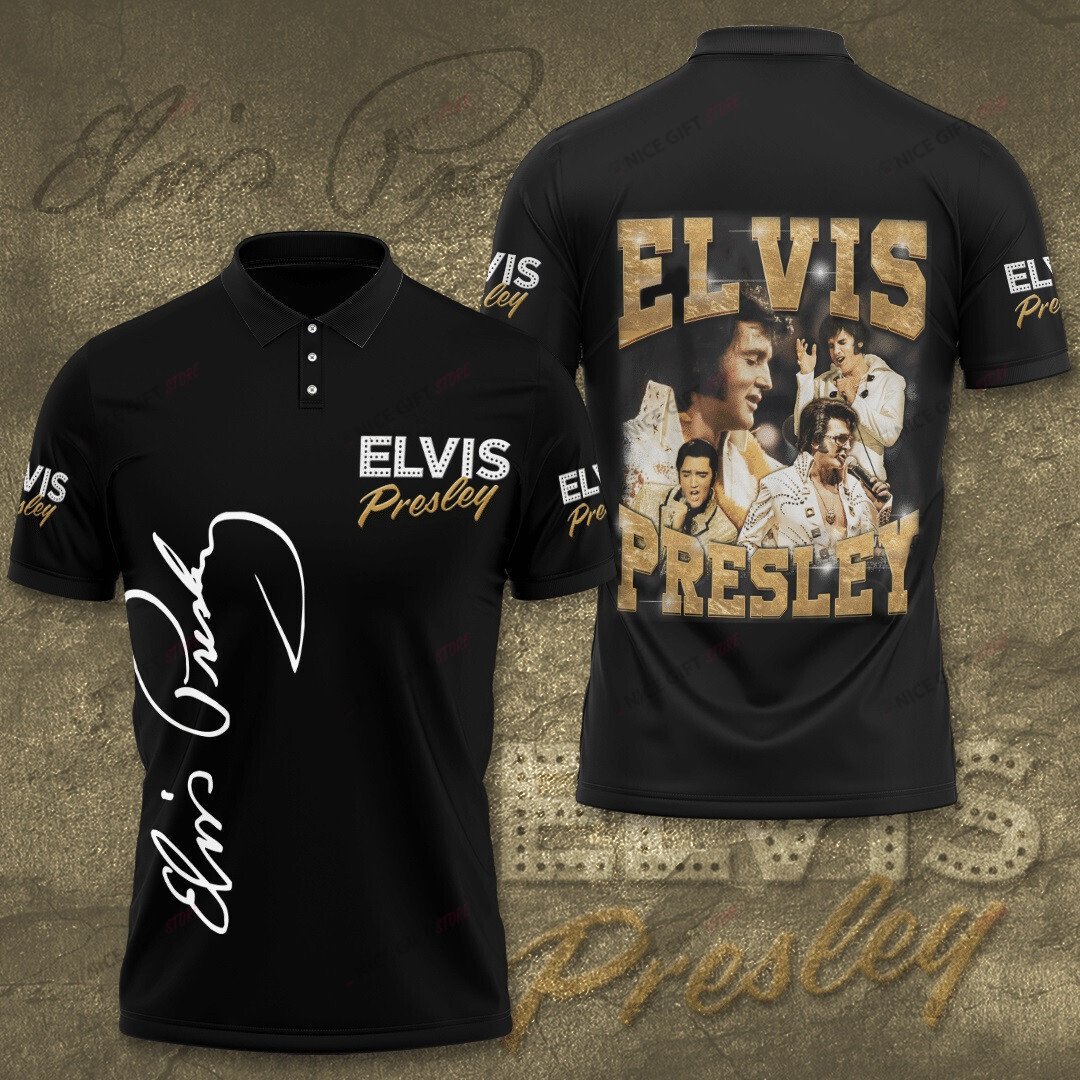 Elvis Presley Polo Shirt 3D 3Ps-Q7Y2