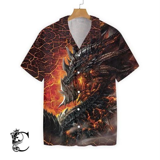 3D Dragon Lava Ez05 2710 Hawaiian Shirt