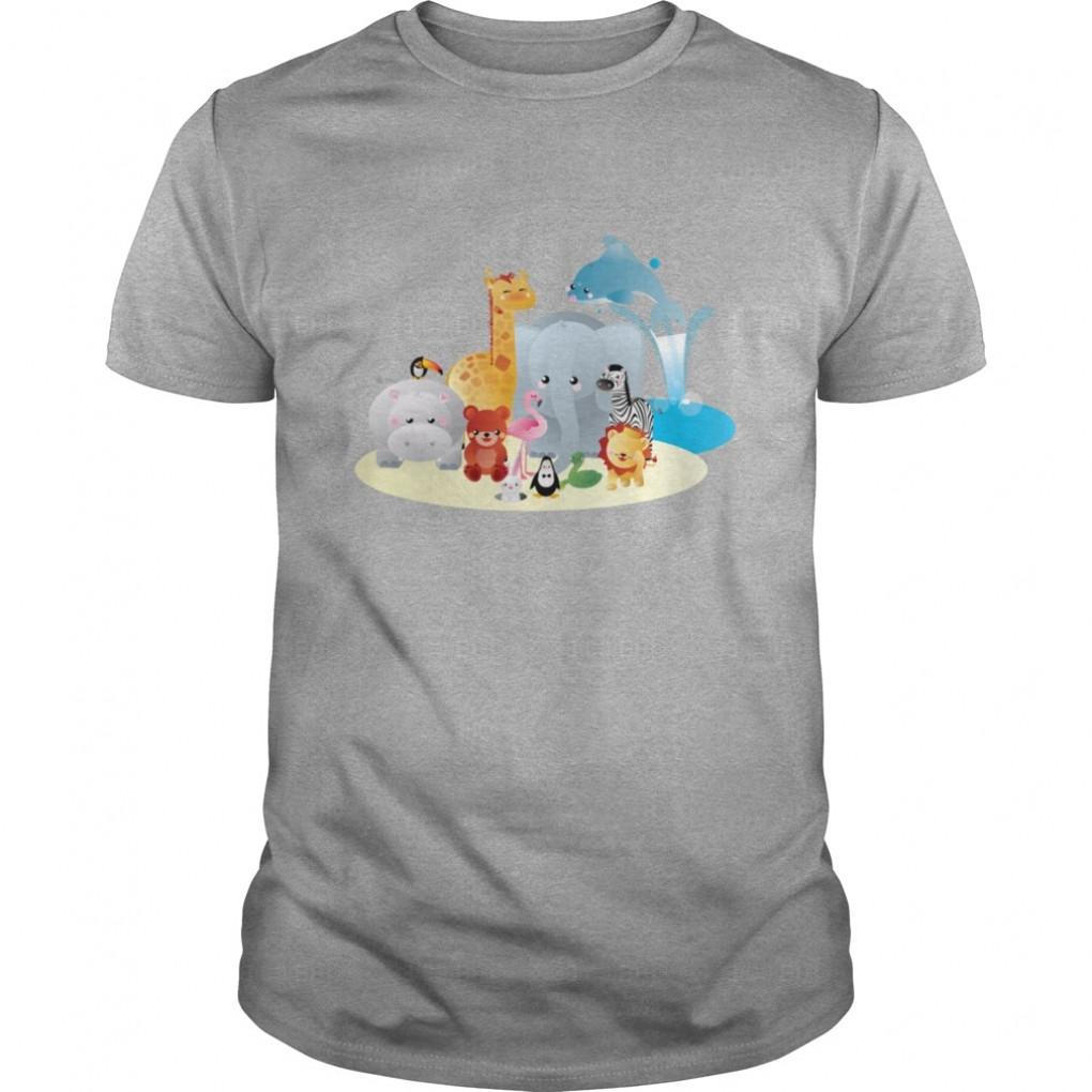 1608 World Famous Buildings And Animal Guys Tee 911124436