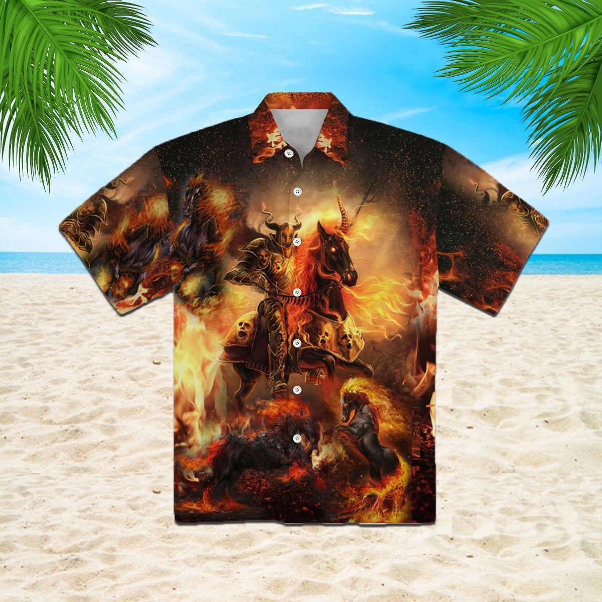 Fire Horse Warrior Hawaii Hawaii Shirt For Men Women Ha53925