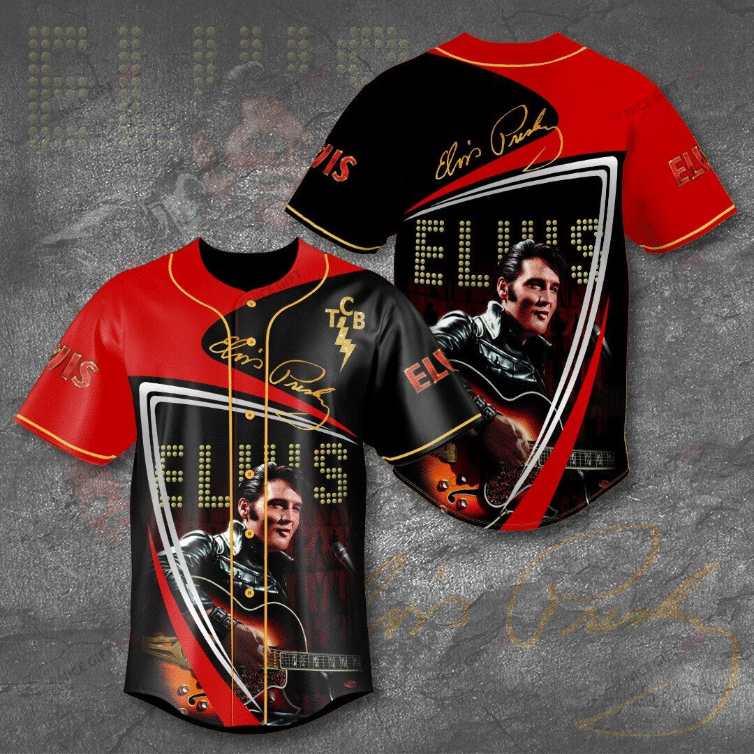 Elvis Presley Baseball Jersey Bbj-P1C8