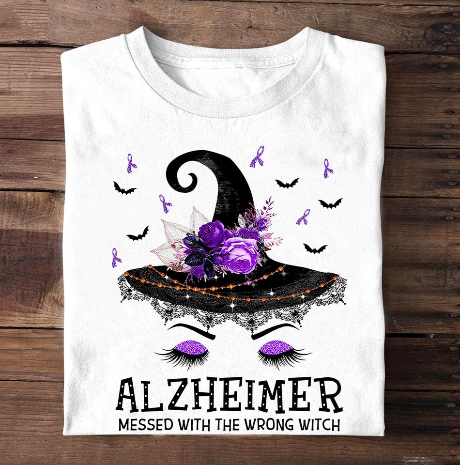 Alzheimer Messed With The Wrong Witch Standard/Premium T-Shirt