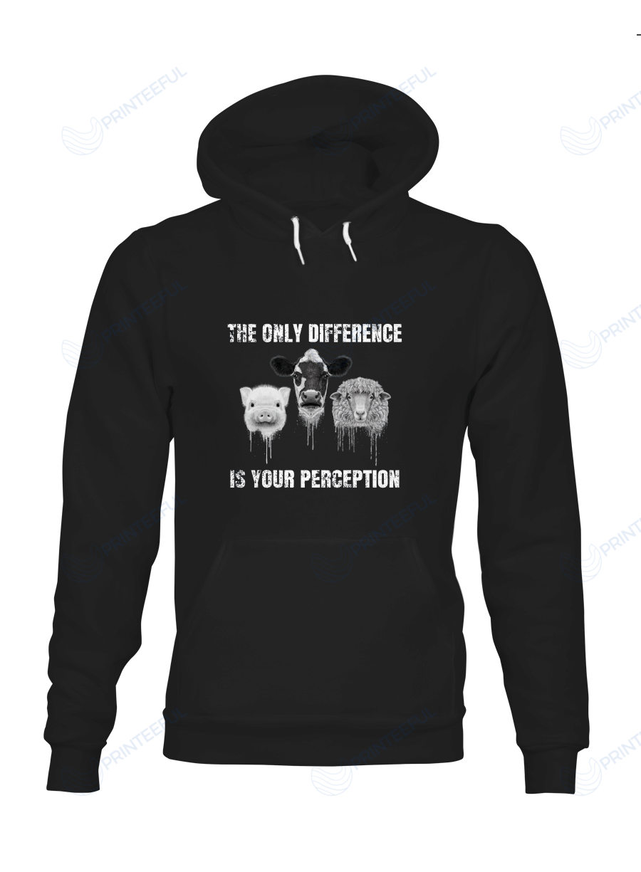 The Only Difference Is Your Perception  – Animal Care Shirts / Mugs / Totes / Hand Bags