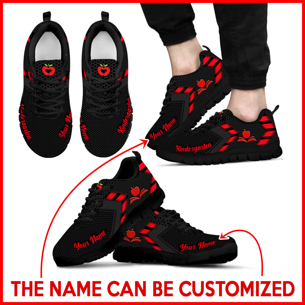 Kindergarten Teacher Shoes Simplify Style Sneaker Walking Shoes – Personalized Custom – Best Gift For Teacher’S Day