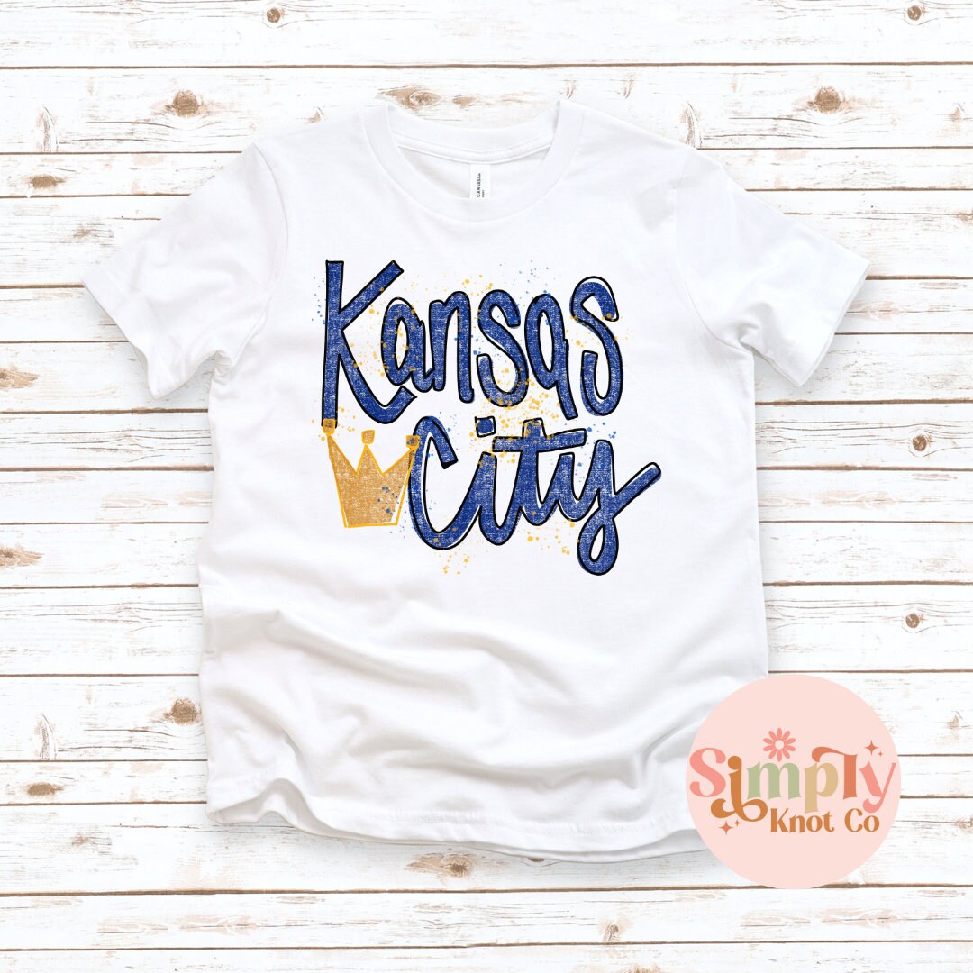 Youth Kansas City Baseball Shirt, Kansas City Tshirt, Kids Kansas City Baseball Shirt, KC Baseball Shirt, Toddler KC Baseball Shirt, KC Top