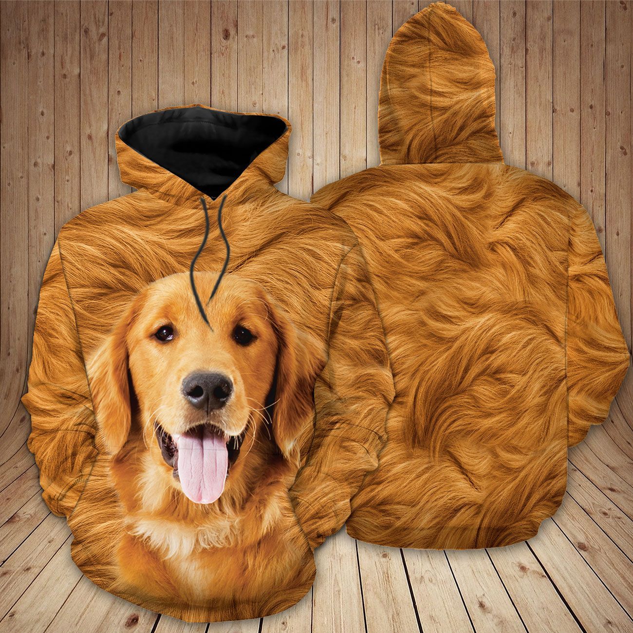 Golden Retriever 3D All Over Print Shirt