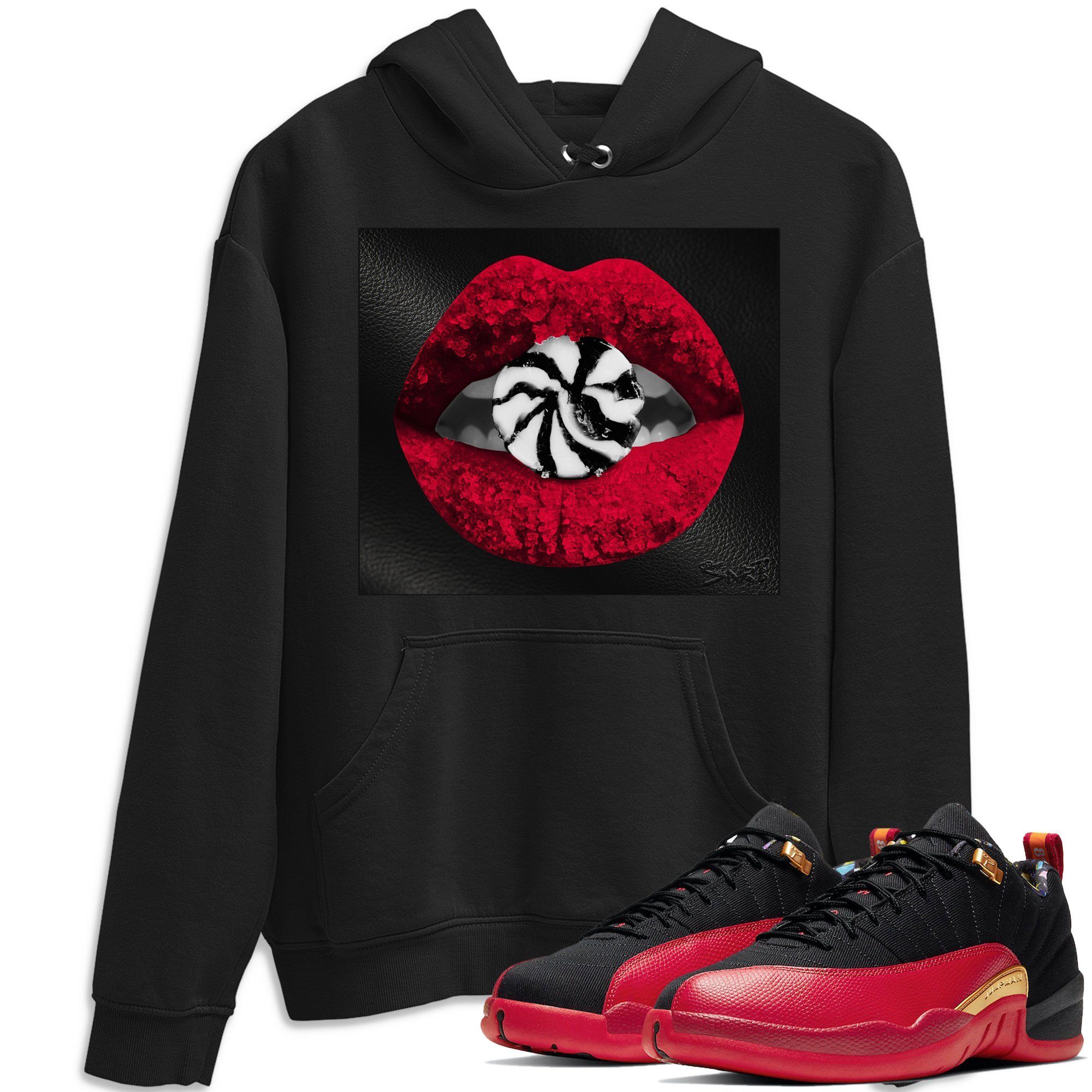 Lips Candy Hoodie – Air Jordan 12 Super Bowl