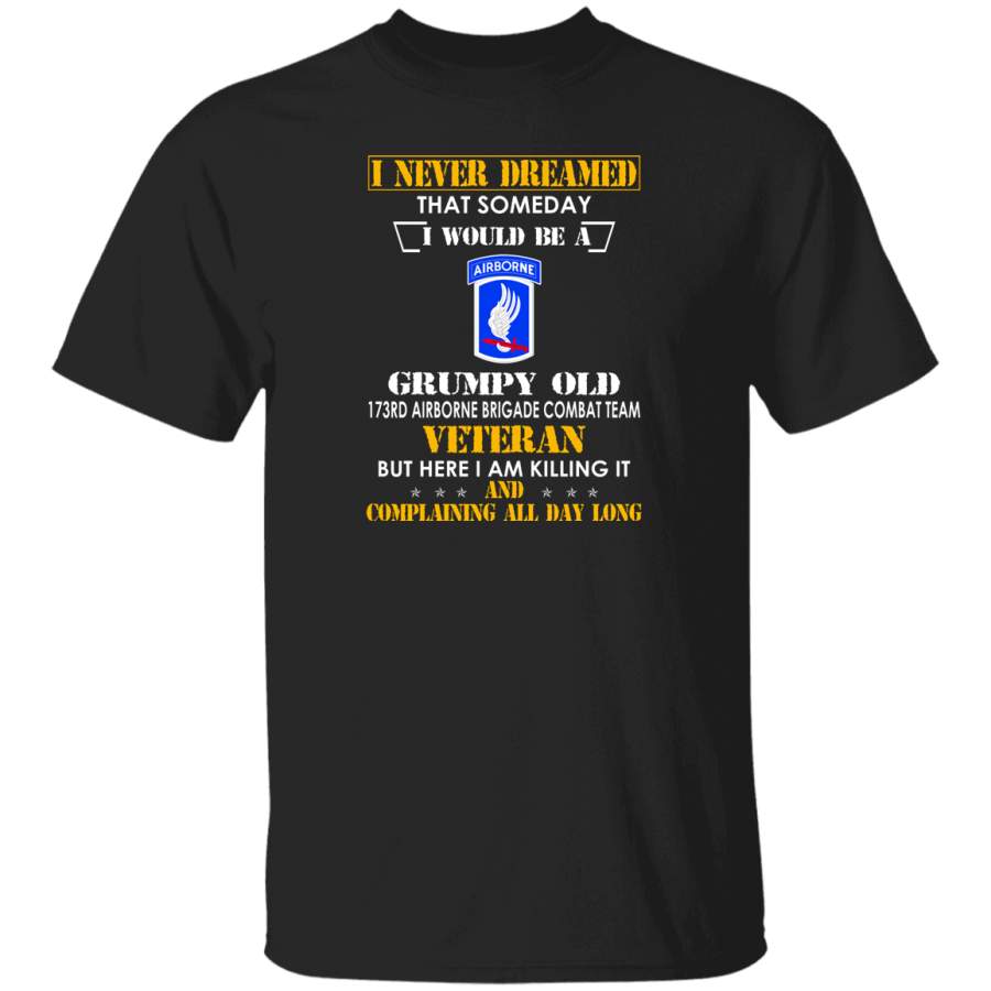 Grumpy Old 173rd Airborne Brigade Combat Team Veteran Funny T-Shirt Veterans Day Christmas Gift Mug