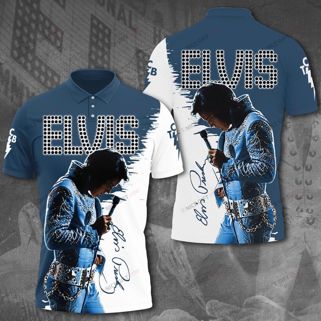 Elvis Presley Polo Shirt 3D 3Ps-Q8L6