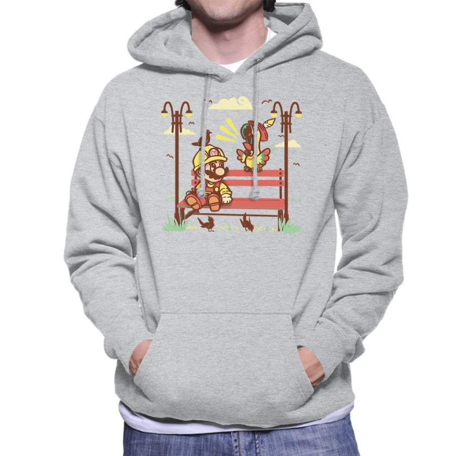 Talkatoo Tell Me Your Secrets Super Mario Odyssey Men’s Hooded Sweatshirt