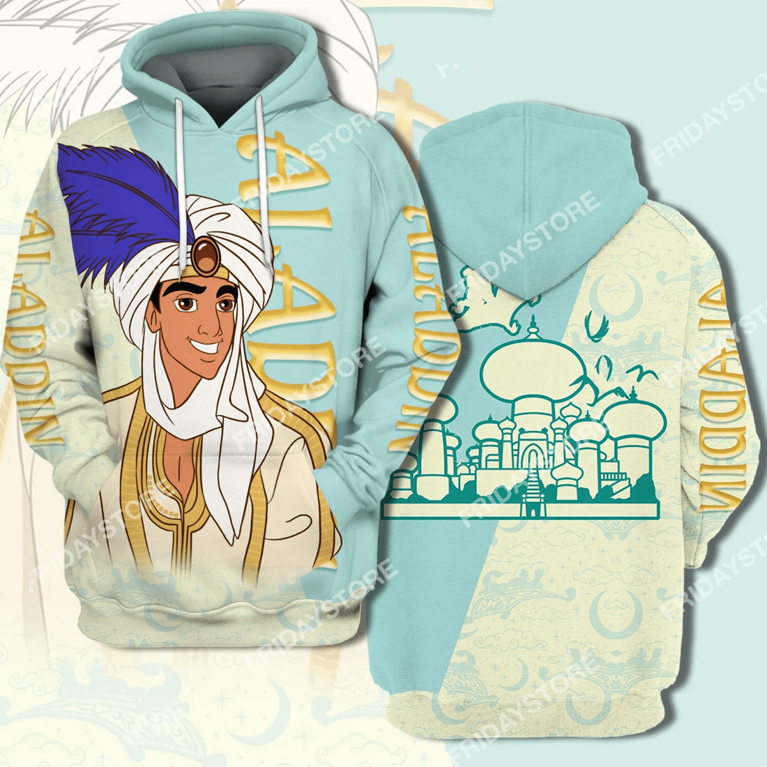 Dn T-Shirt Aladdin Couple T-Shirt Hoodie Adult Full Print