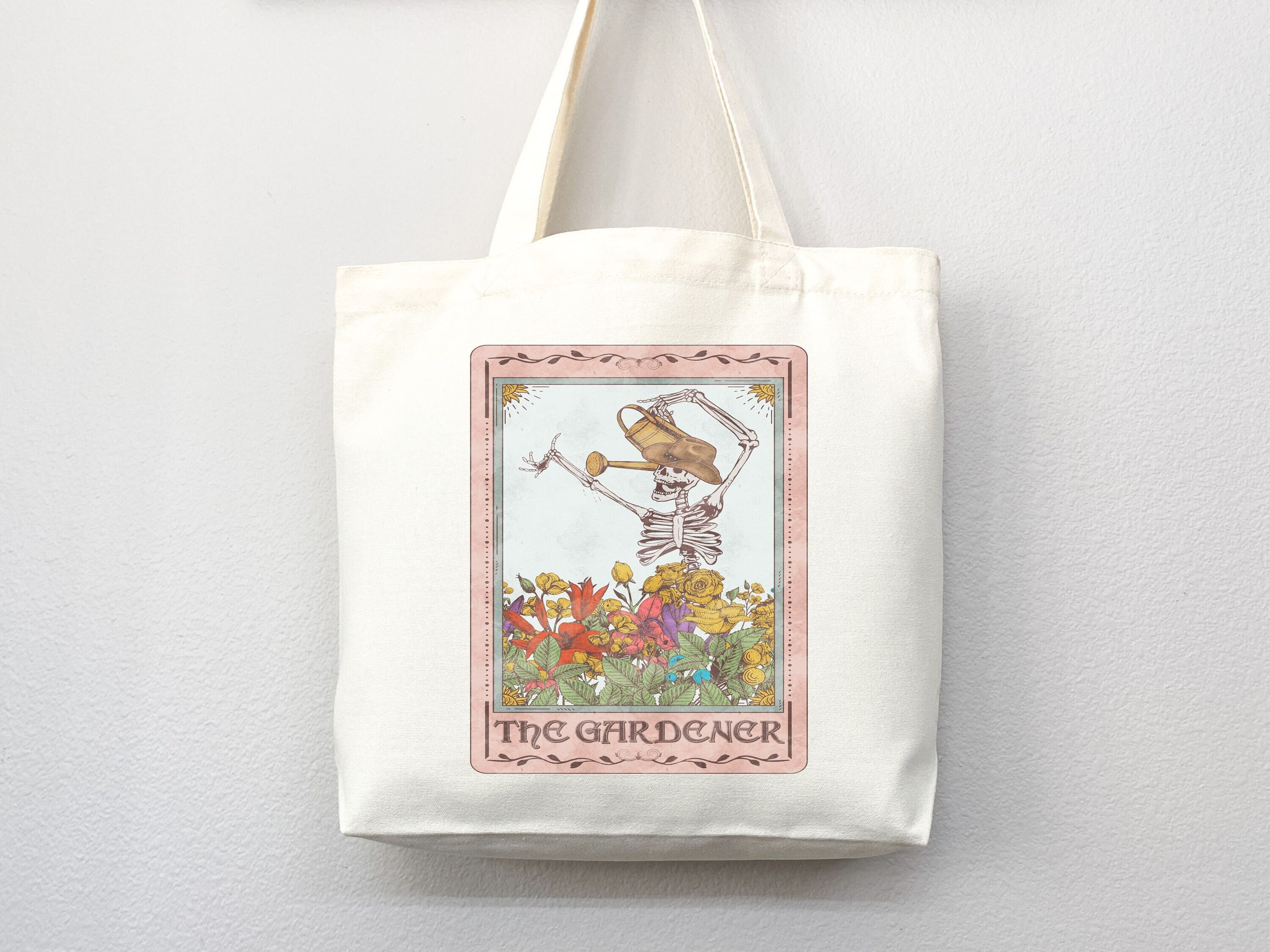 Funny Canvas Tote Bag Gift for Gardener Tote Bag Everyday Tote Eco Friendly Bag Aesthetic Bag Shopper Bag Reusable Grocery Bag Cute Tote Bag