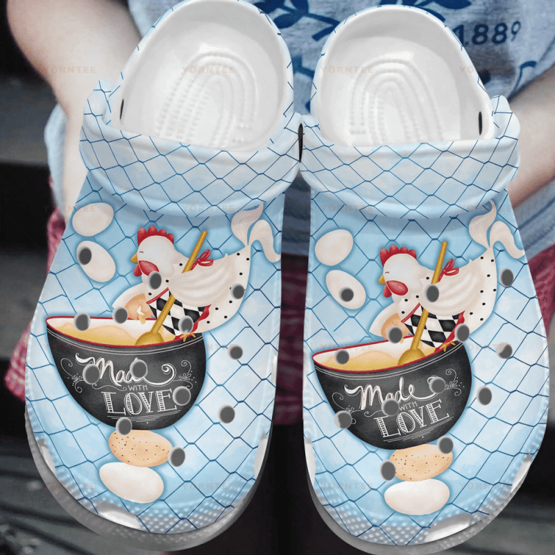 Baking Fashion Gift For Lover Rubber clog Shoes Comfy Footwear