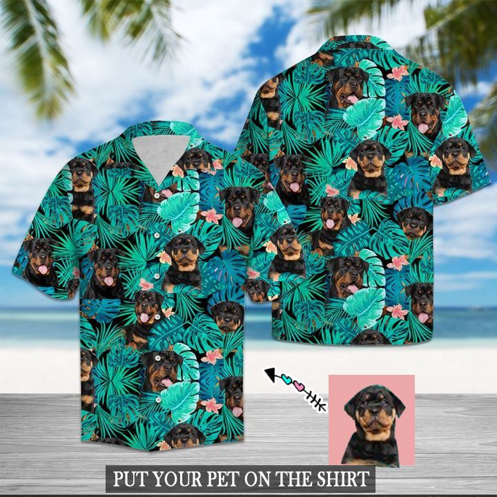 Custom Pet All Over Print Hawaii Shirt Ha74237