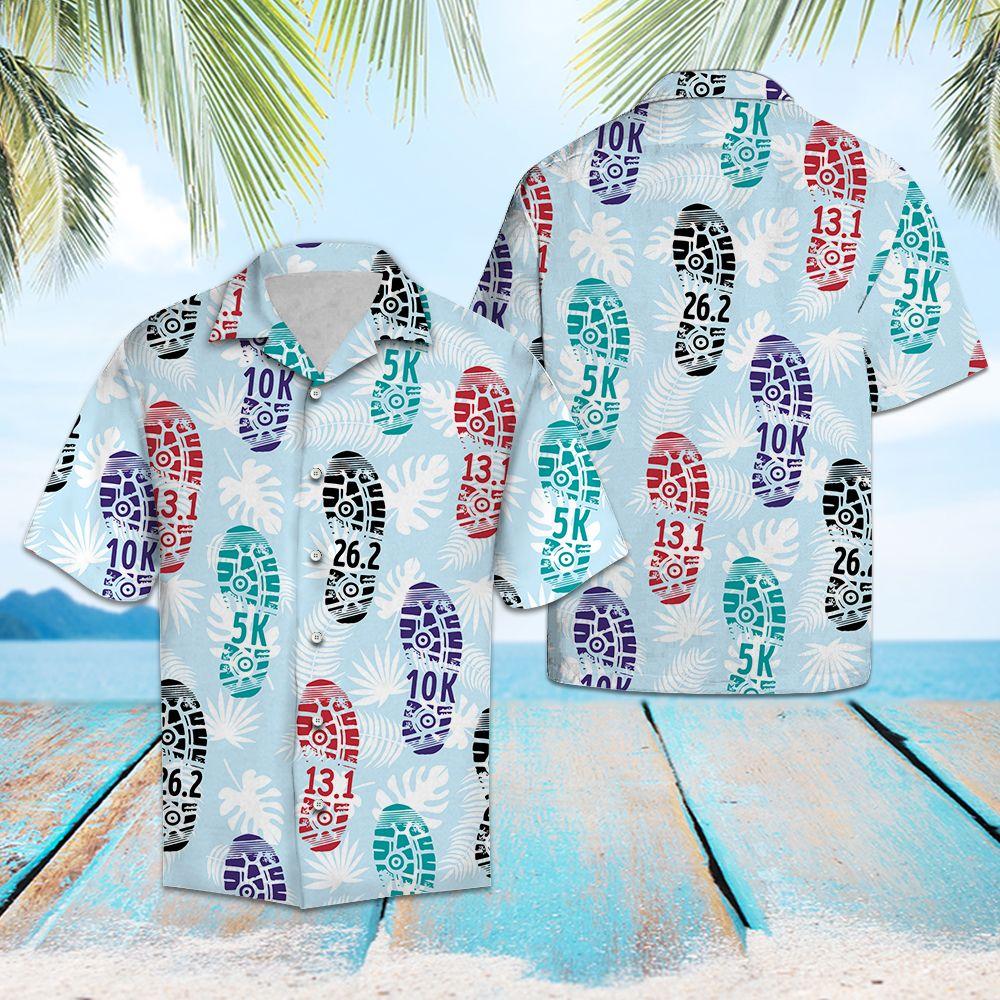 Shoes Print Marathon Hawaiian Shirt For Men, Hawaiian Shirt For Women, Aloha Shirt, Hawaii Shirt Shoesvibes V3