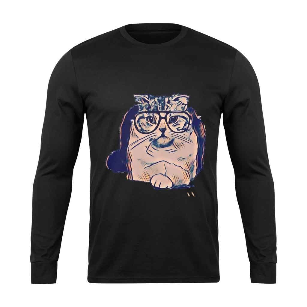 Taylor Swift White Cat Fan Art Long Sleeve T-Shirt