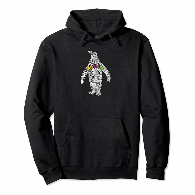 Autism Awareness Penguin Great Gift for a Teacher Pullover Hoodie