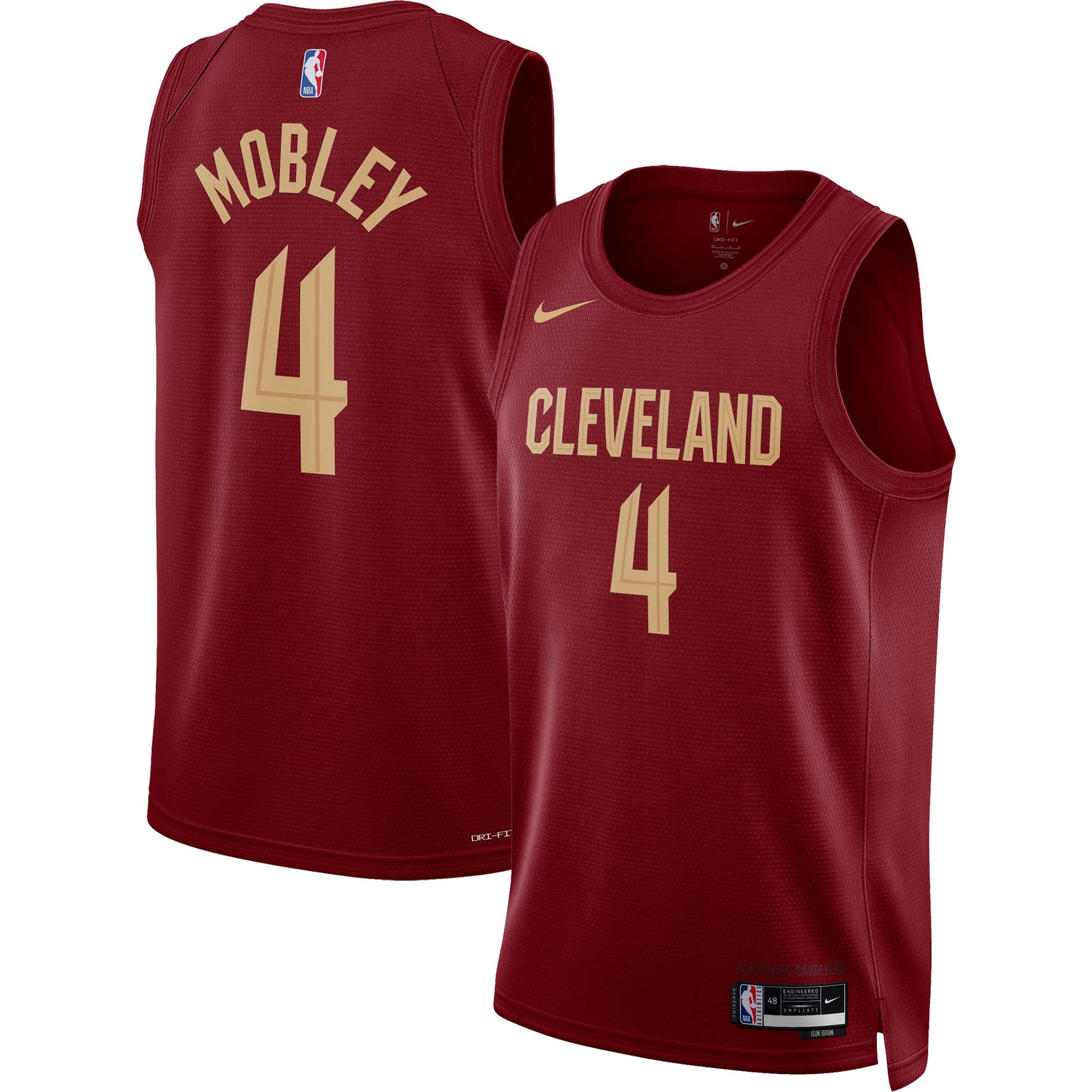 Evan Mobley Cleveland Cavaliers Unisex Swingman Jersey – Icon Edition – Wine