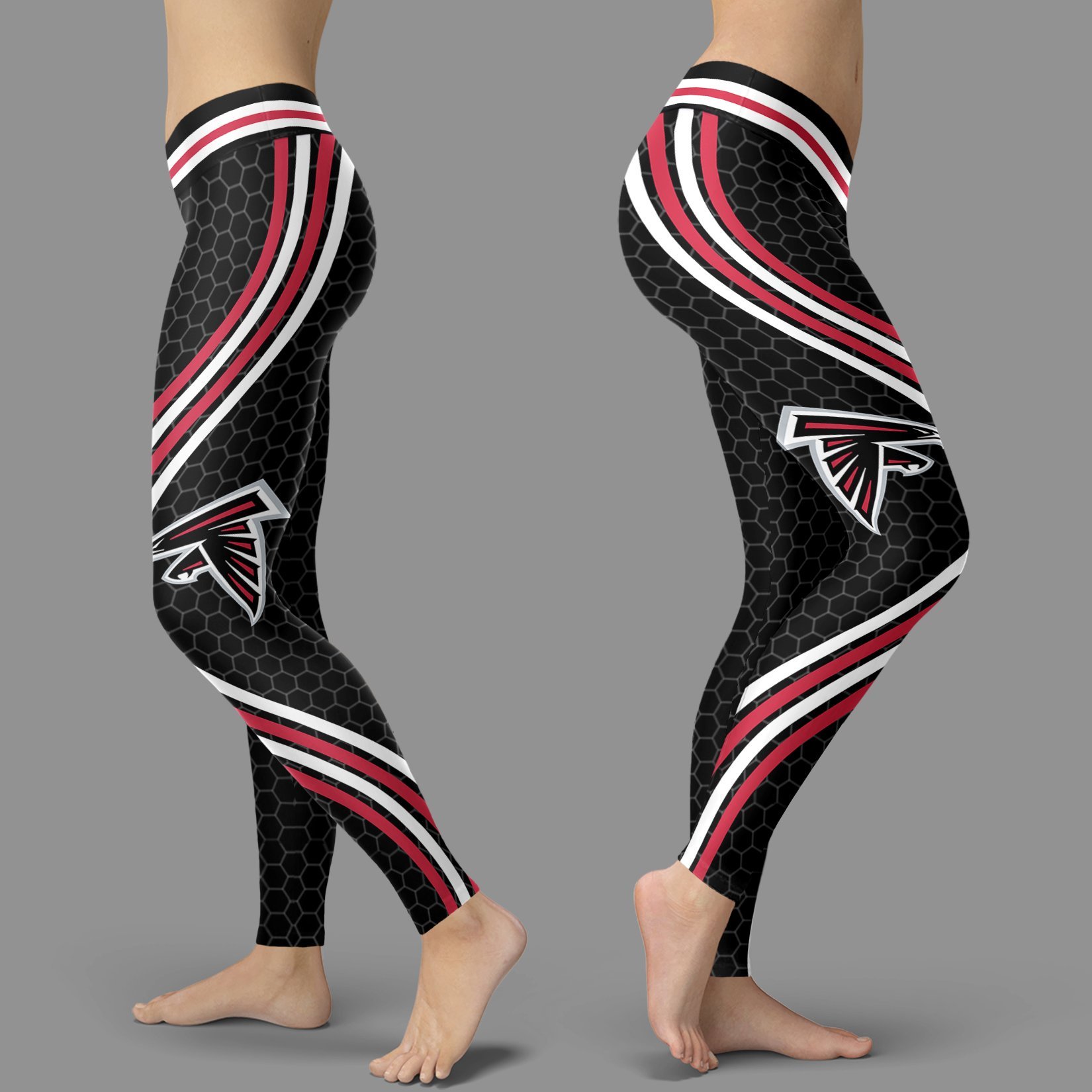 Black Curve Atlanta Falcons Leggings