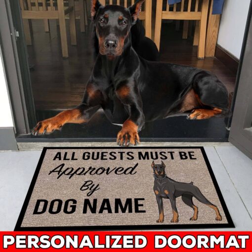 Dobermann M289 Custom Doormat All Over Printed