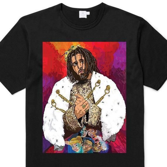 J Cole Kod Shirt In Black And Hip Hop Art Adult Graphi Shirt