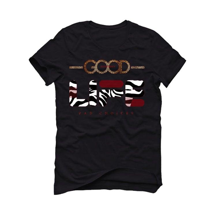 Air Jordan 11 “Animal Instinct” Black T-Shirt (Bad Choices)