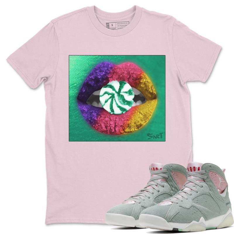 Lips Candy Pink T-Shirt – Air Jordan 7 Hare 2.0