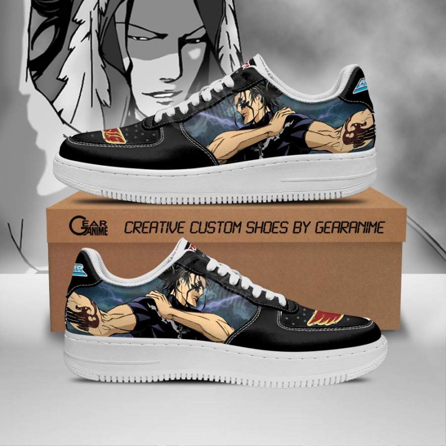 Jade King Takeuchi Air Gear Air Force Shoes Custom Anime Sneakers