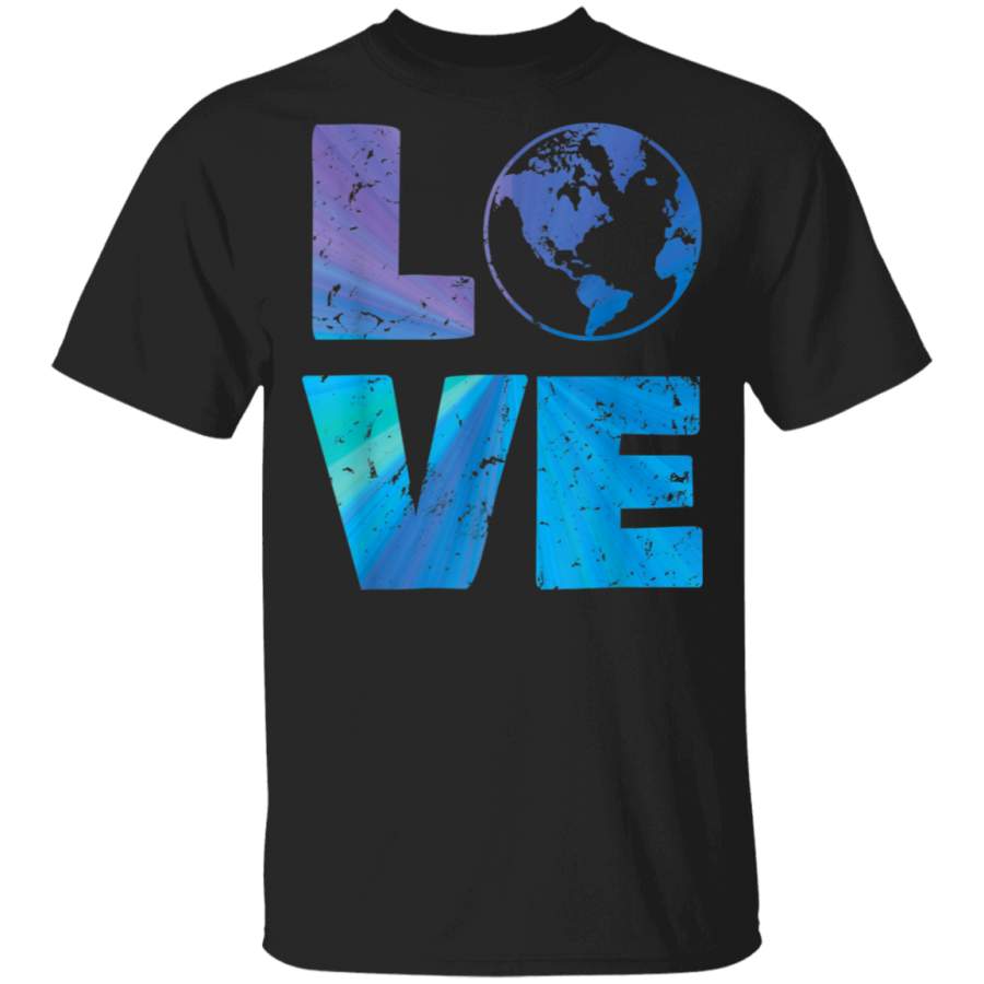 Environmentalist Climate Change  LOVE Vintage Style shirt G500 Gildan 5.3 oz. T-Shirt