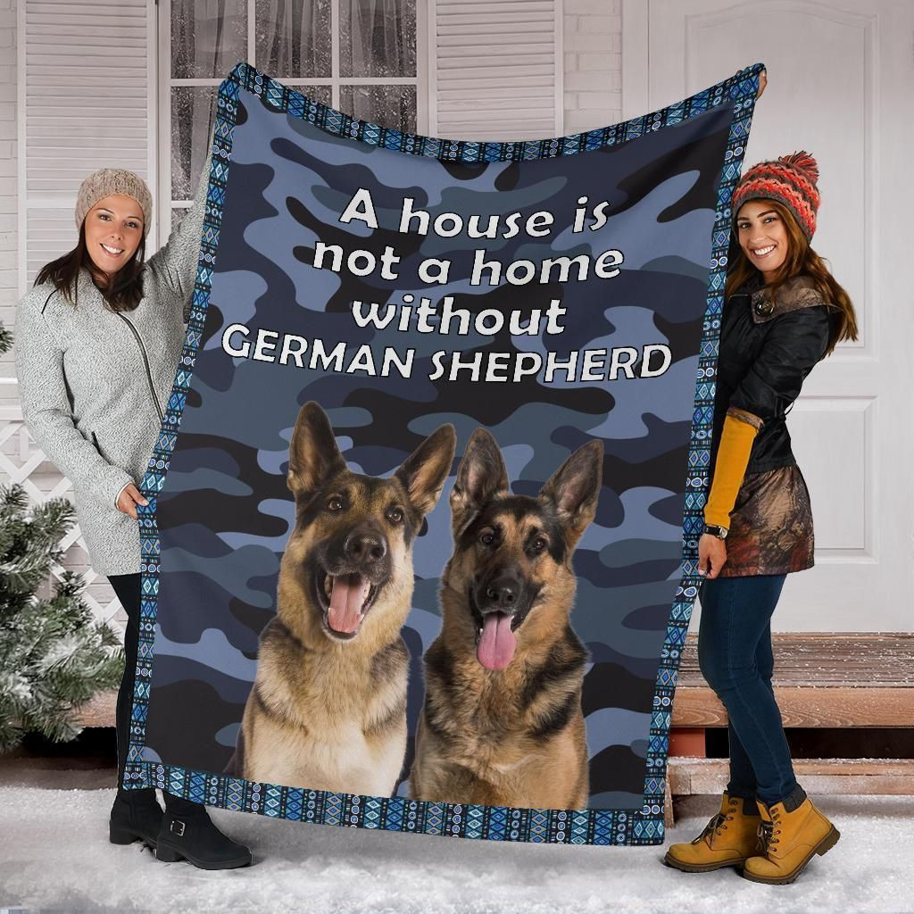 German Shepherd Blanket, Christmas Gift, Dog Lover Blanket