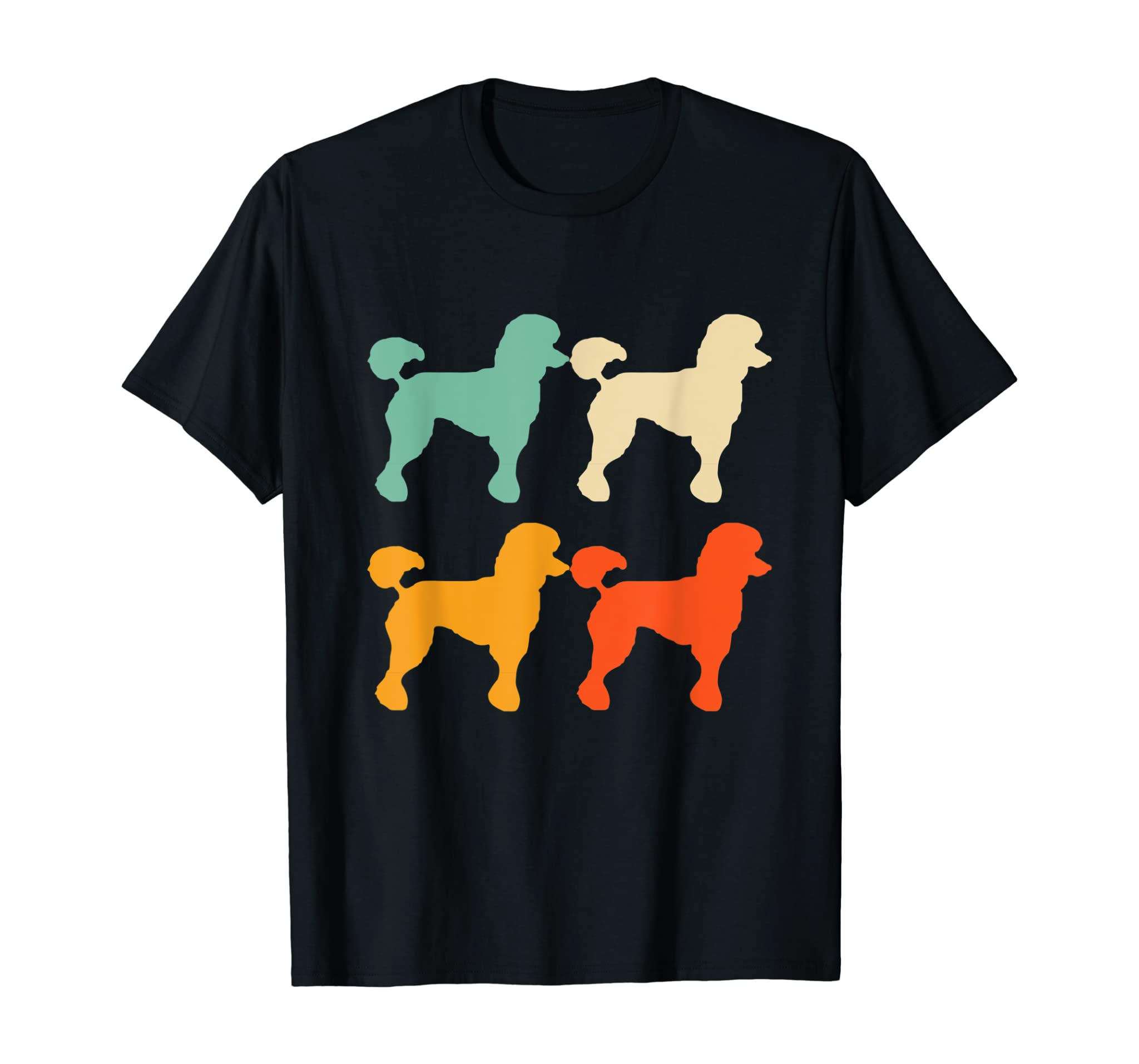 Poodle Gift For Dog Lover Retro Poodle Tee Vintage Poodle