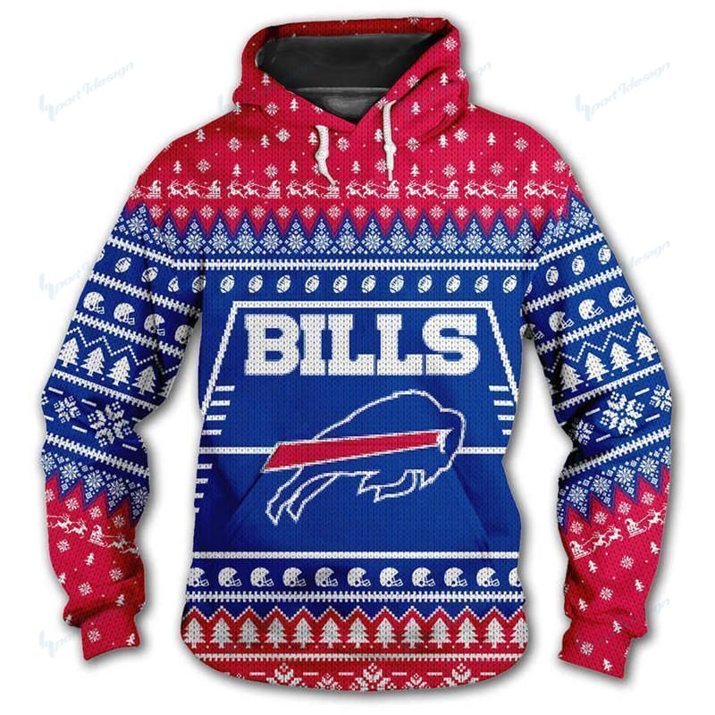 Buffalo Bills Limited Edition  Over Print Full 3D  Hoodie S – 5XL