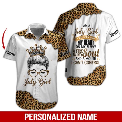 July Girl Custom Hawaiian Shirt | For Men & Women | Hn1783