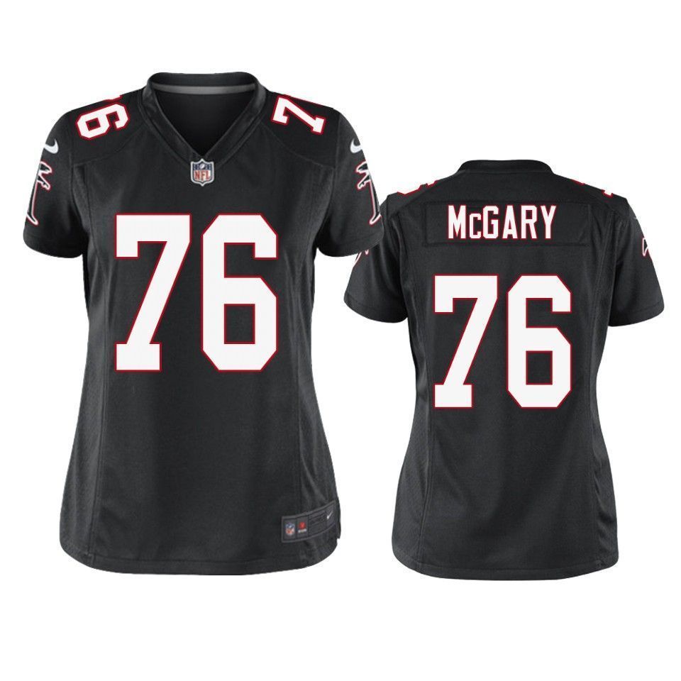 Atlanta Falcons Kaleb Mcgary 2019 NFL Draft Black Alternate Game Womens Jersey