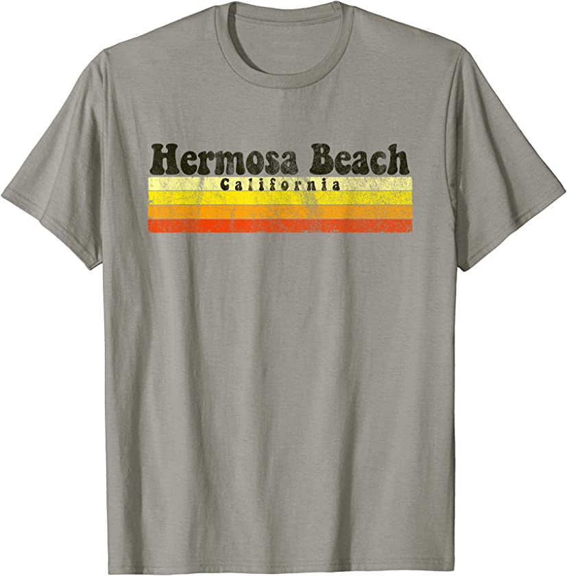 Vintage Retro 70s 80s Hermosa Beach, CA T-Shirt