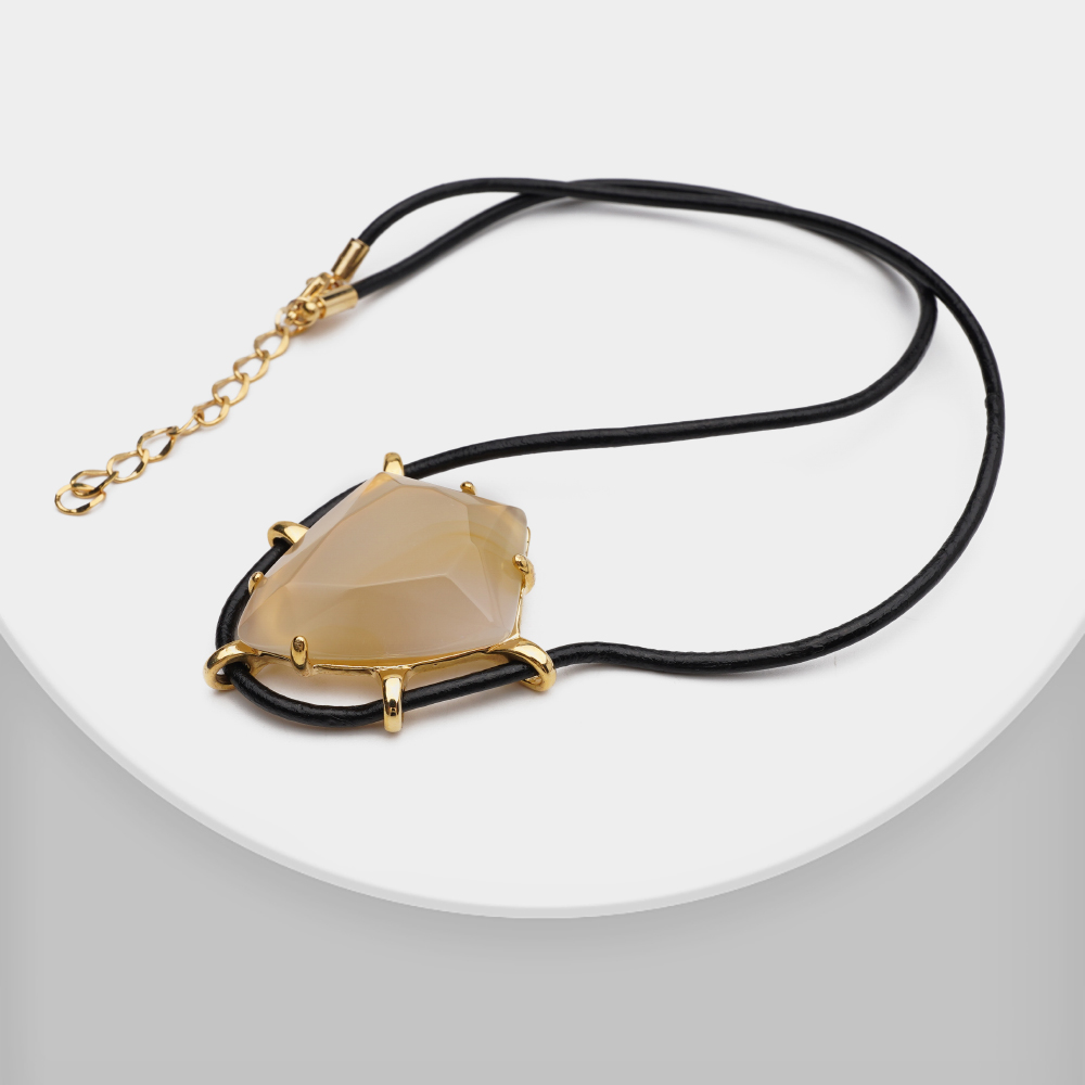 Amorita boutique Simple and elegant geometric pendant necklace alx