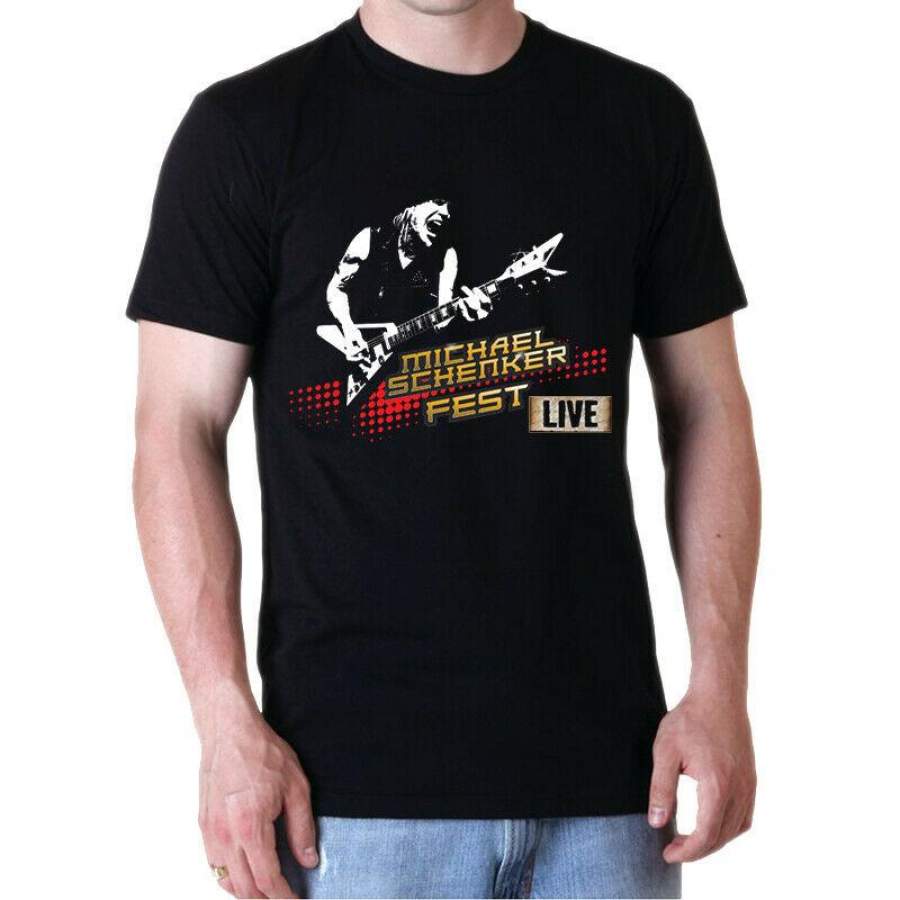 Michael Schenker Logo Black T-shirt