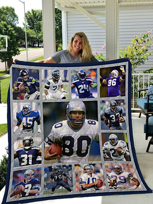 Bc Seattle Seahawks Legends Quilt Blanket