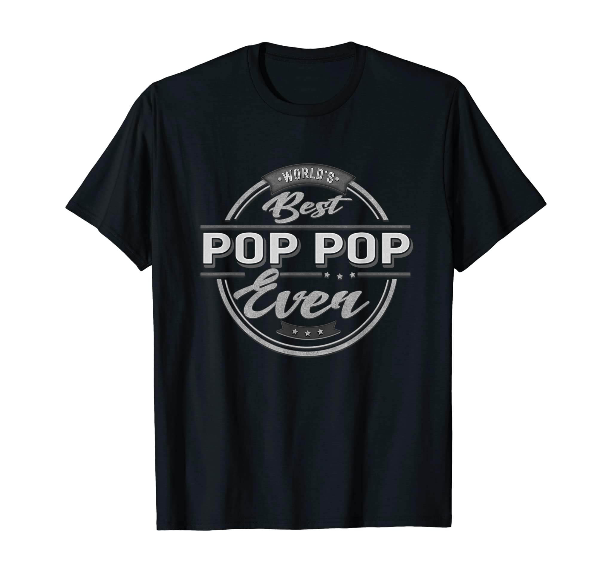 Vintage World’s Best Pop Pop Grandpa Gifts T-shirt For Men