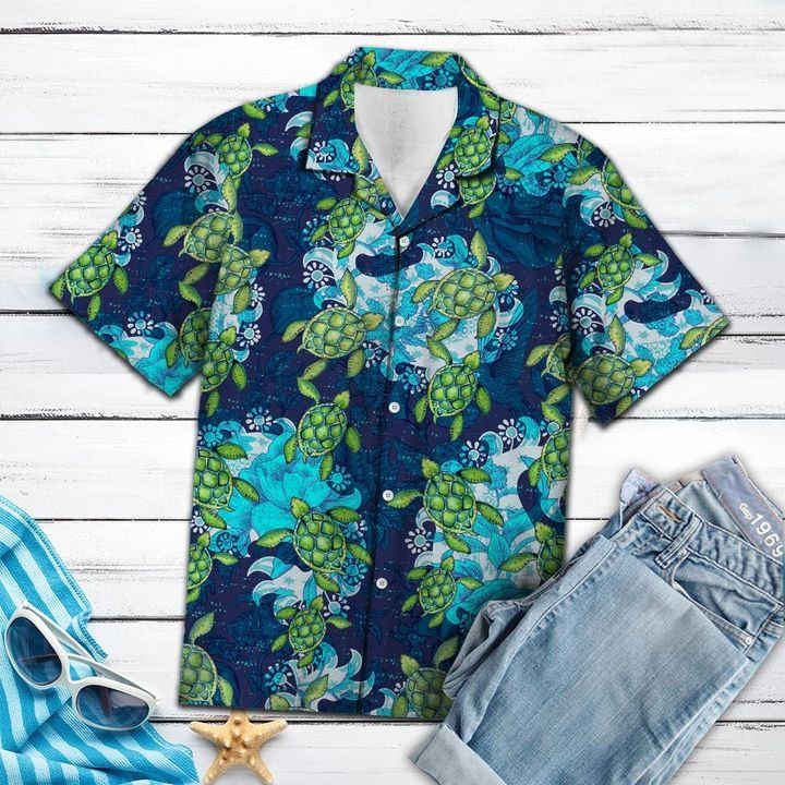 Turtle Flower Mandala Hawaii Shirt Ha16816