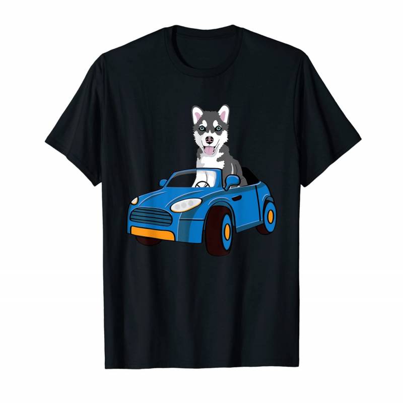 Sweet Puppy Sits In A Car T-shirt