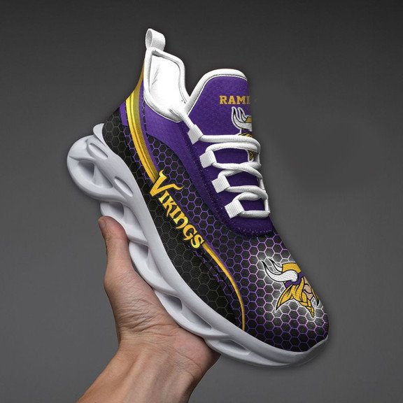 Minnesota Vikings Max Soul Shoes Luxury Custom Name 01 M3Rtt0205