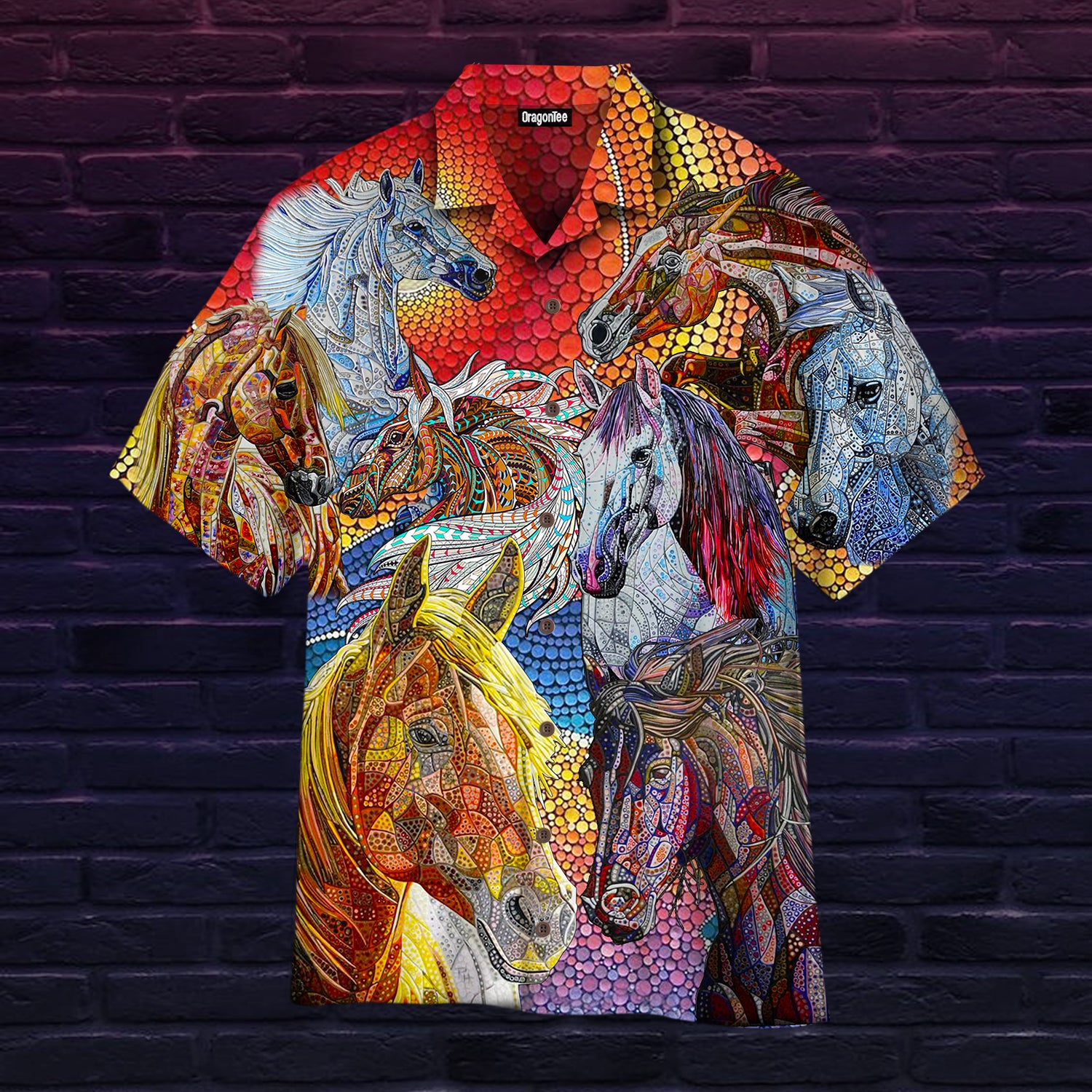 Oragontee Horse Hawaii Shirt For Men Women Adult Ha4507