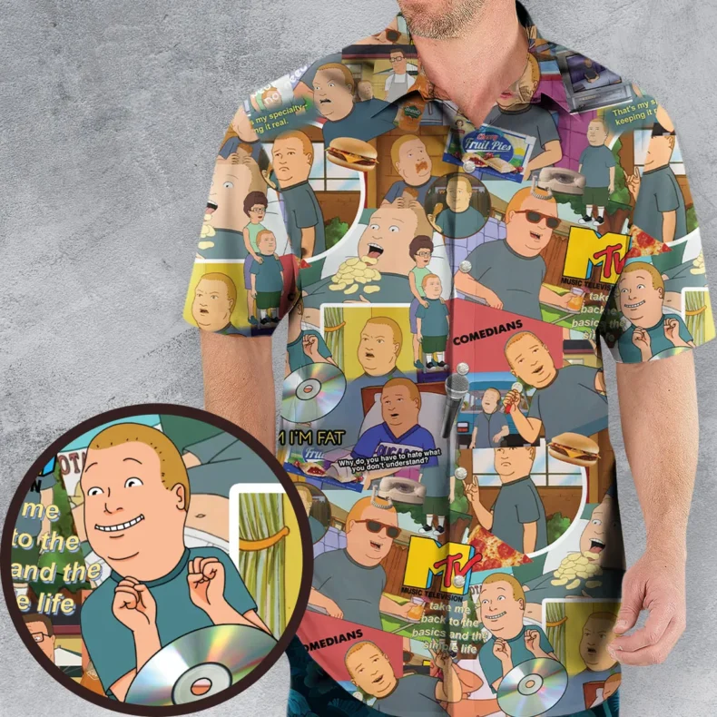 Comedian Bobby King Of The Hill Hawaiian Shirt