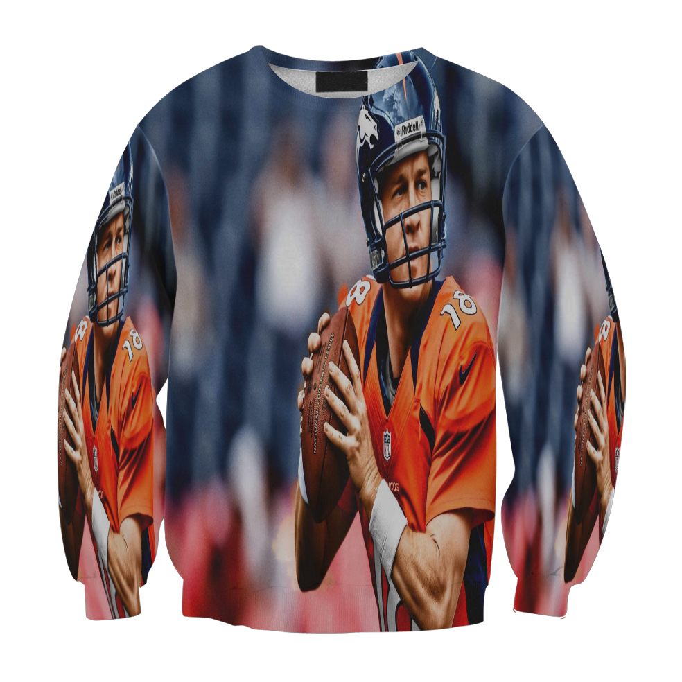 Denver Broncos 18 Peyton Manning V49 Gift For Fan 3D Full Printing Sweatshirt