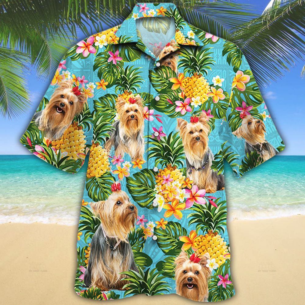 Yorkshire Terrier Dog Lovers Pineapple Hawaii Shirt Ha20568