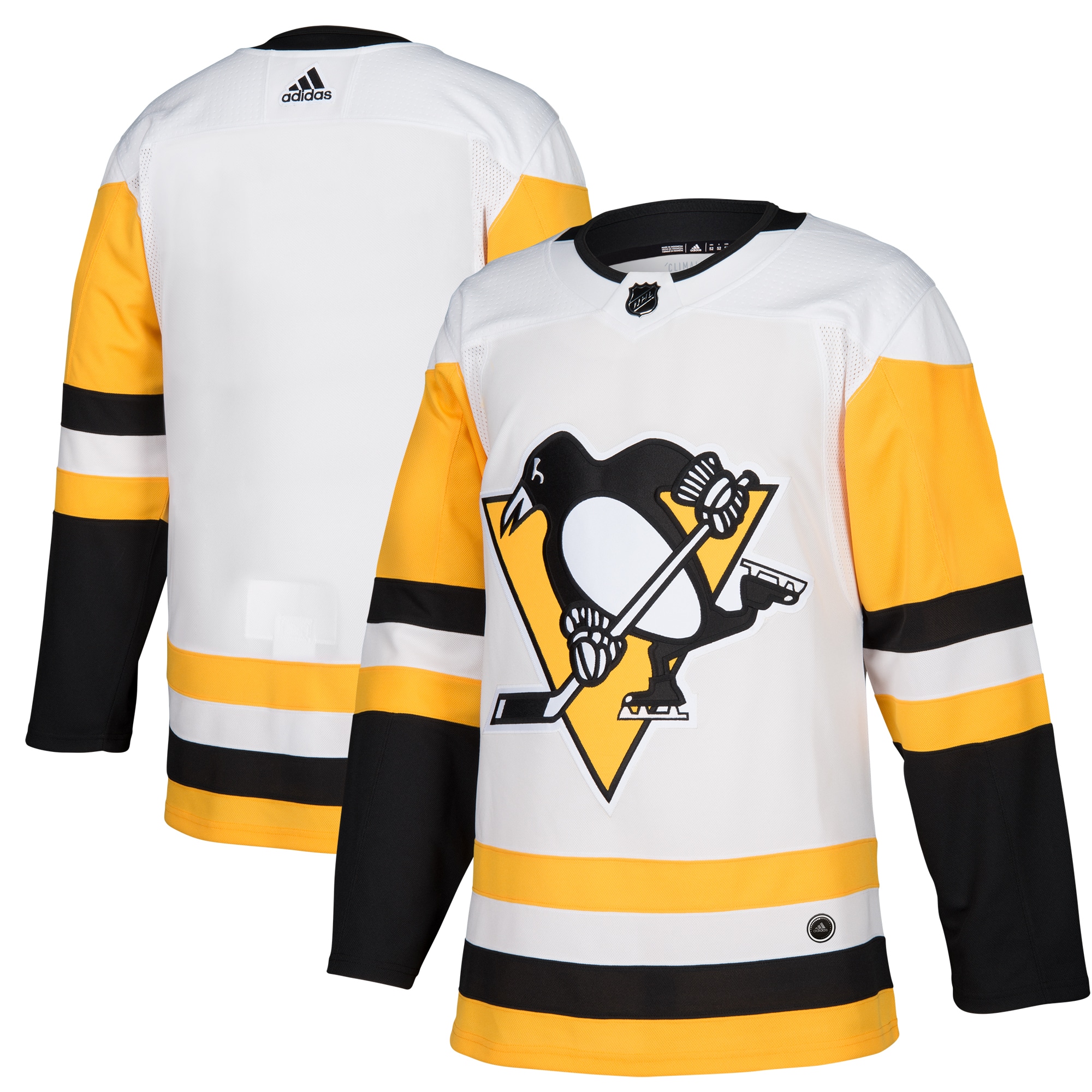 Pittsburgh Penguins Away Authentic Blank Jersey – White