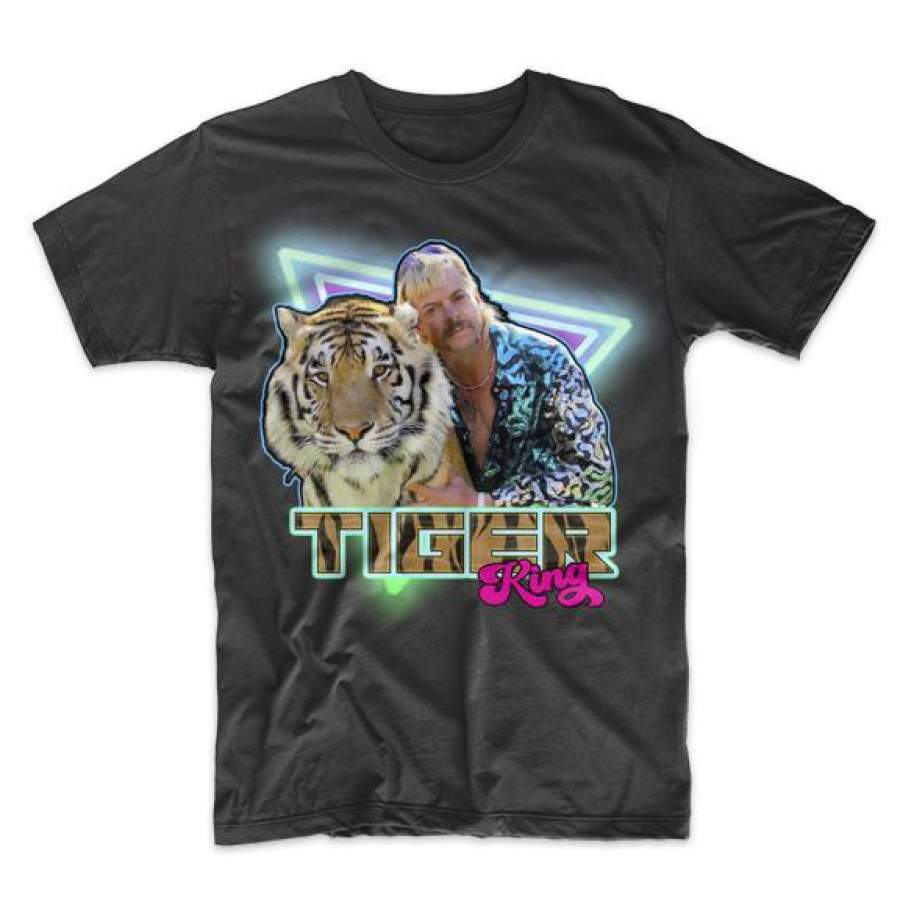 Joe Exotic Funny Retro T-Shirt – Big Cat Rescue 80s Tiger King Unisex Shirts