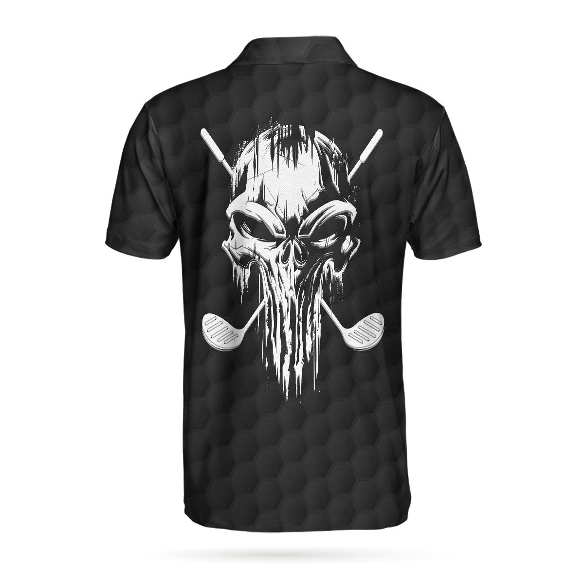Personalized Golf Ball And Skulls Custom Polo Shirt, Custom Golf Shirt